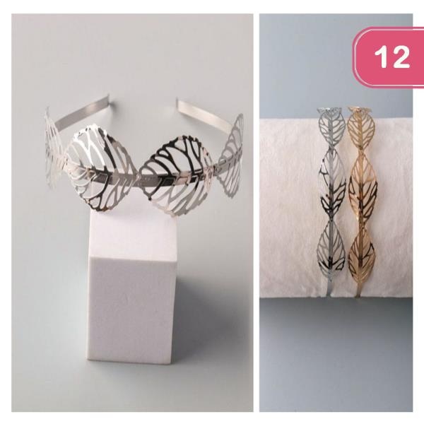 Metal Hair Headband (12 Units)