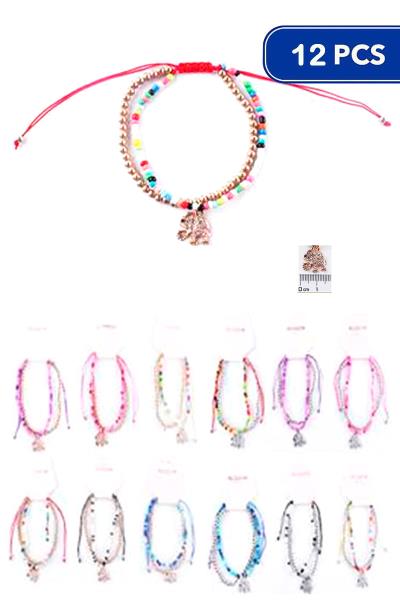 Bead Thread Bracelet (12 Units)