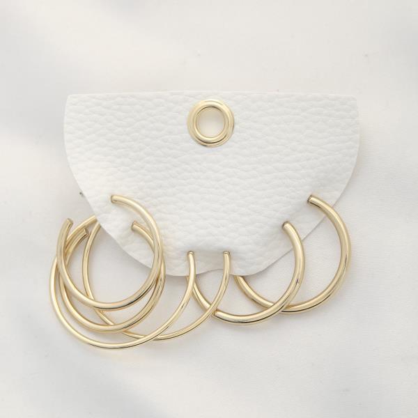 Open Hoop Earring Set