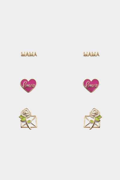 Mama Love Assorted Earring Set