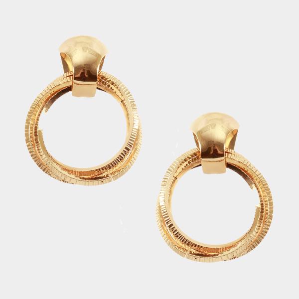 Metal Multi Link Post Earring