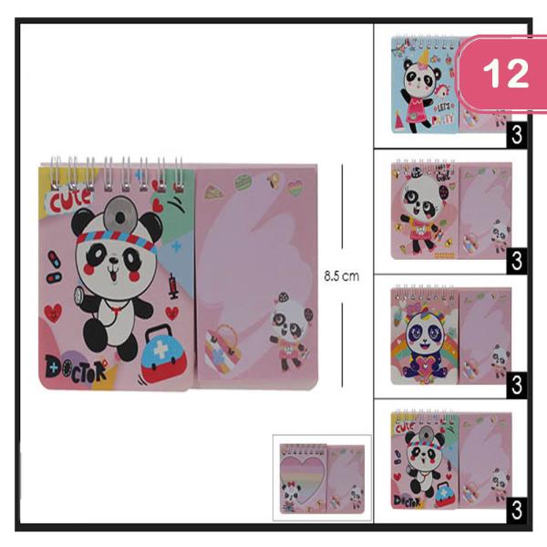 Panda Notebook (12 Units)