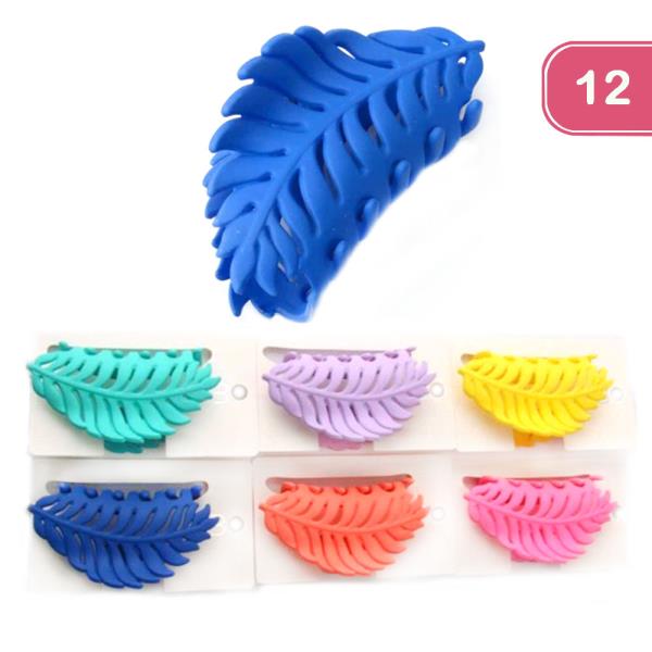 Hair Claw Jaw Clips (12 Units)