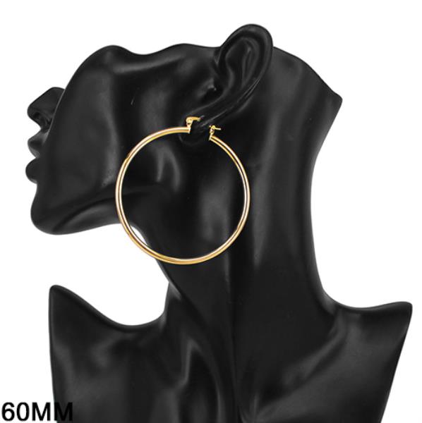 METAL HOOP EARRING
