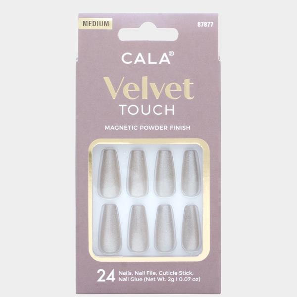 CALA Velvet Touch Magnetic Powder Medium Nails Set