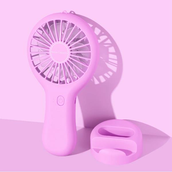 BEAUTY CREATIONS STAY COOL PORTABLE HANDHELD PURPLE FAN