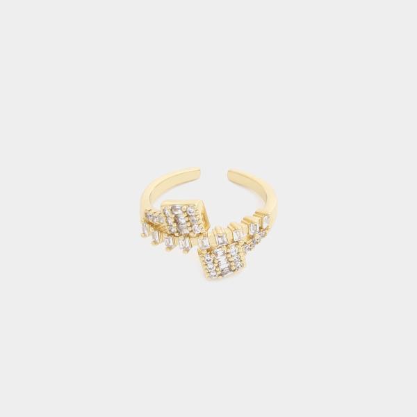 SODAJO Crystal Adjustable Ring