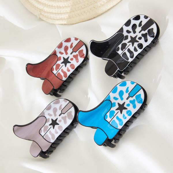 BOOTS ANIMAL HAIR CLAW