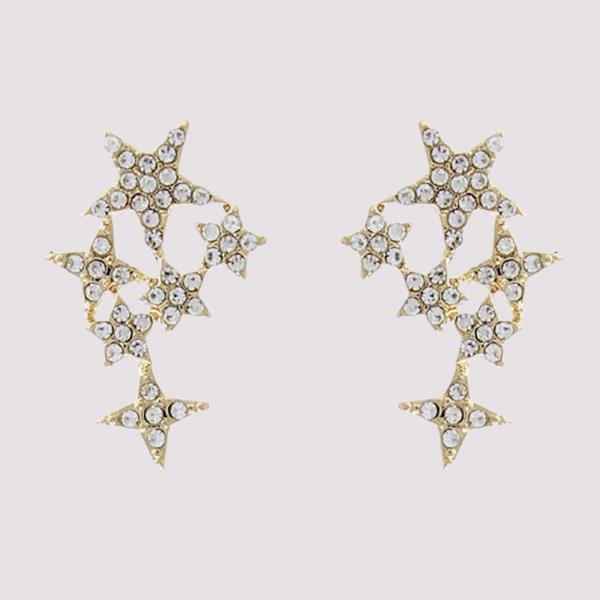 6 Star Post Earring