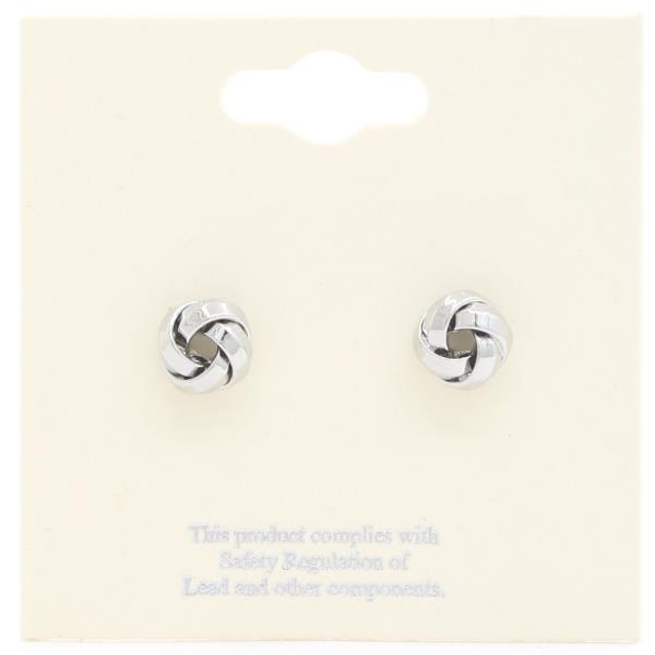 Knot Metal Earring