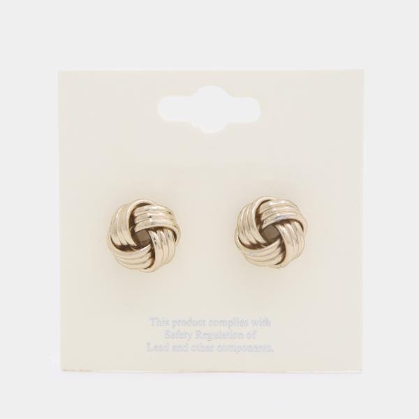 Knot Metal Earring