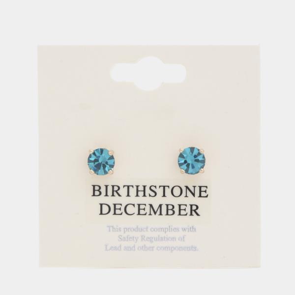 Crystal Birthstone Earring
