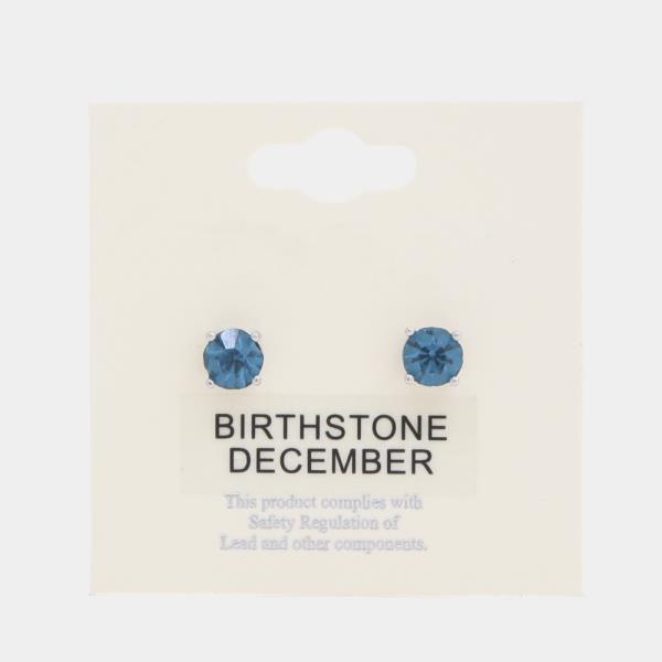 Crystal Birthstone Earring