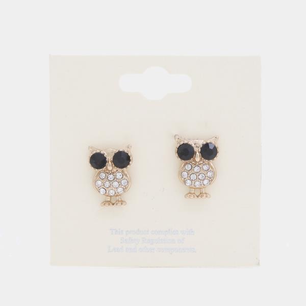 Owl Metal Earring