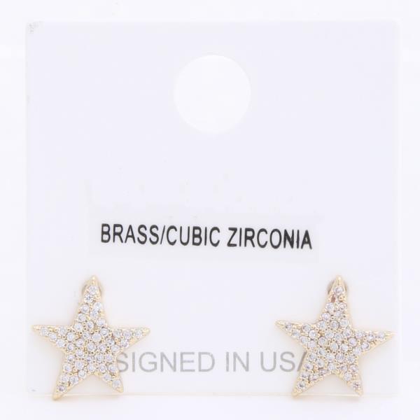 Crystal Star Post Earring