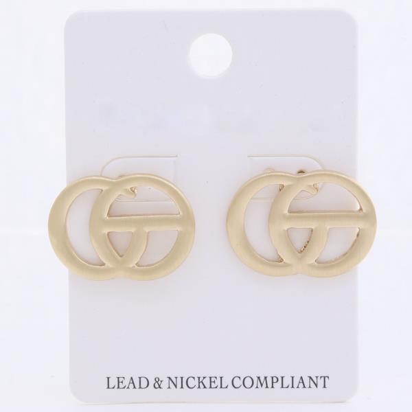 Double Circle Metal Earring