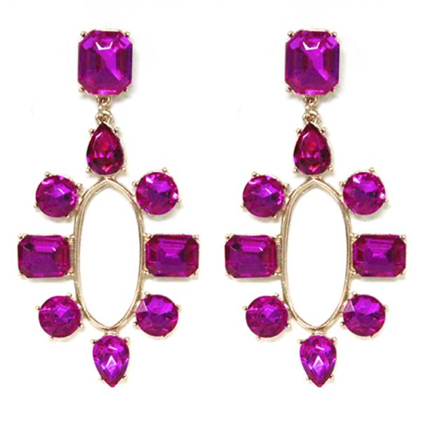Rhinestone Dangle Earring