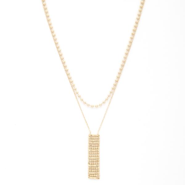 METAL LAYERED NECKLACE