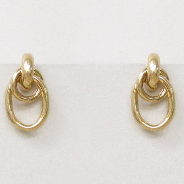 Metal Link Stud Earring