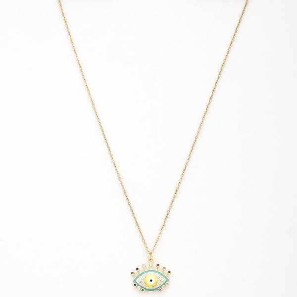 EYE CHARM NECKLACE