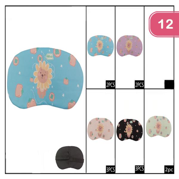Bear Flower Sleeping Eye Mask (12 Units)