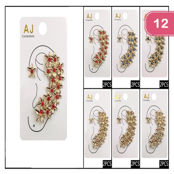 Rhinestone Ear Cuff (12 Units)