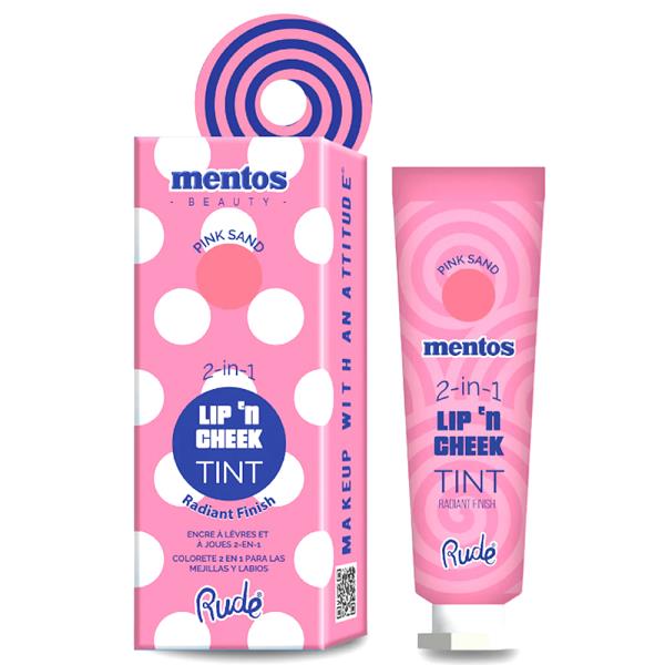 RUDE COSMETICS Mentos 2 in 1 Lip N Cheek Tint Rose