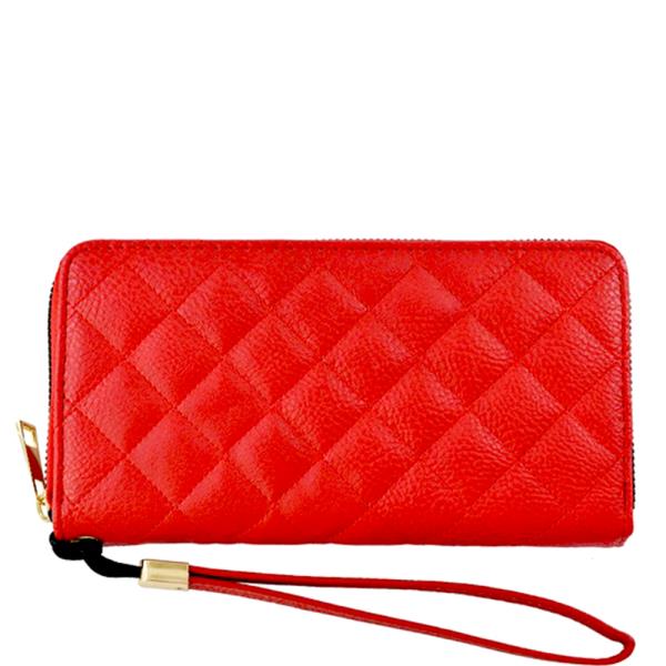 SMOOTH PATTER ZIPPER HAND WALLET