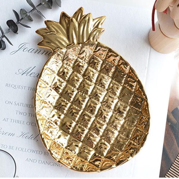 Pineapple Jewelry Plate Dish