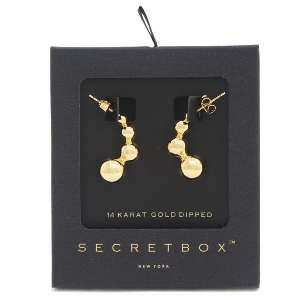 Metal Gold Dipped Earring