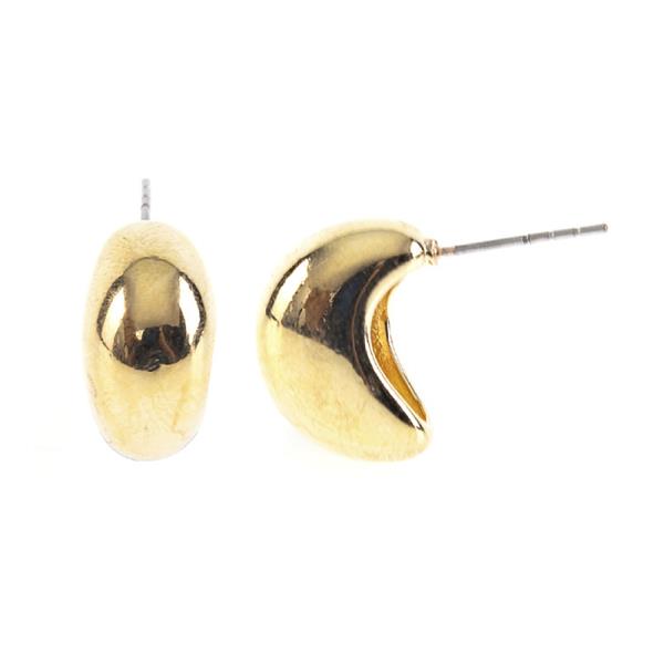 Puffy Bean Earring
