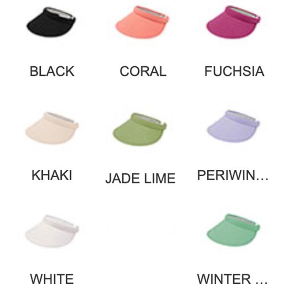 COTTON TWILL CLIP-ON VISOR