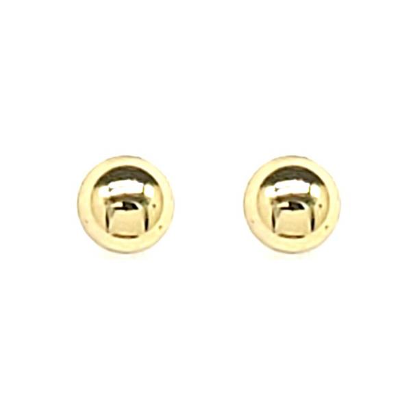 4MM Metal Ball Bead Stud Earring
