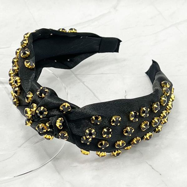 Stone Studded Mid Knot Headband