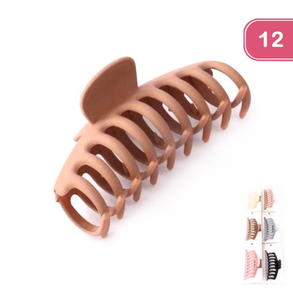 Round Comb Claw Clip (12 Units)