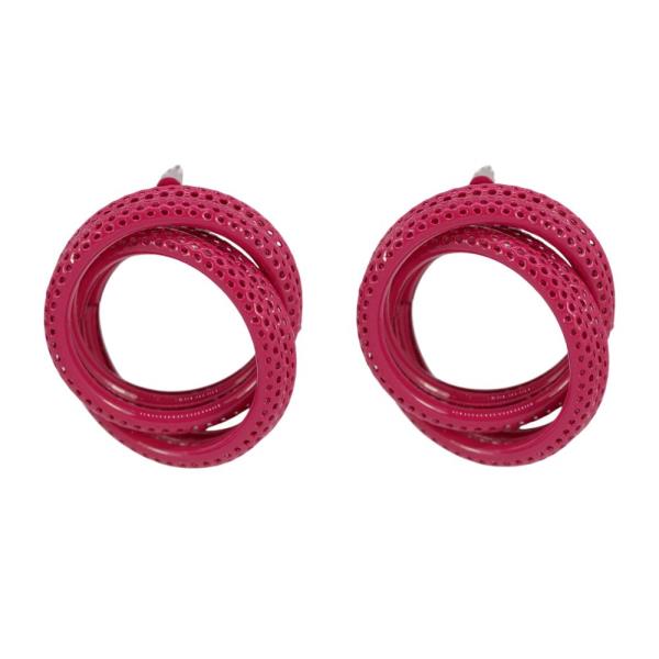 Color Paint Round Post Earring