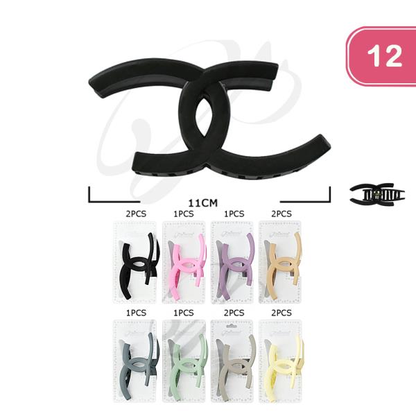 Hair Jaw Clip (12 Units)