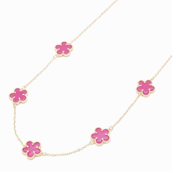 Flower Station Necklace