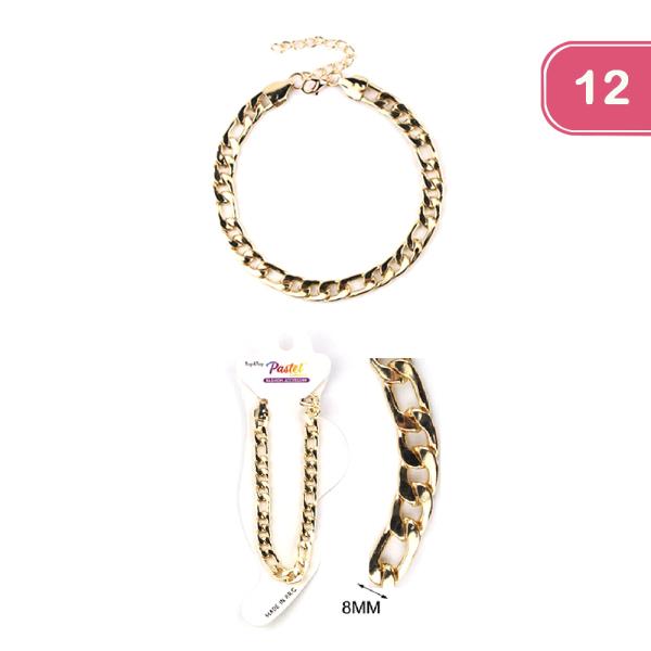 Chunky Chain Anklet (12 Units)