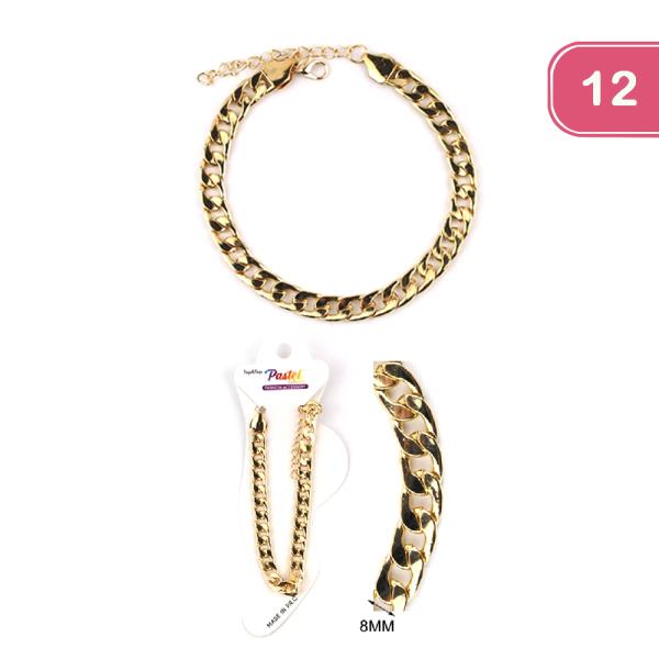 Chunky Chain Anklet (12 Units)