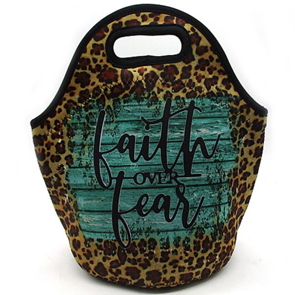 Western Faith Over Fear Tote Bag