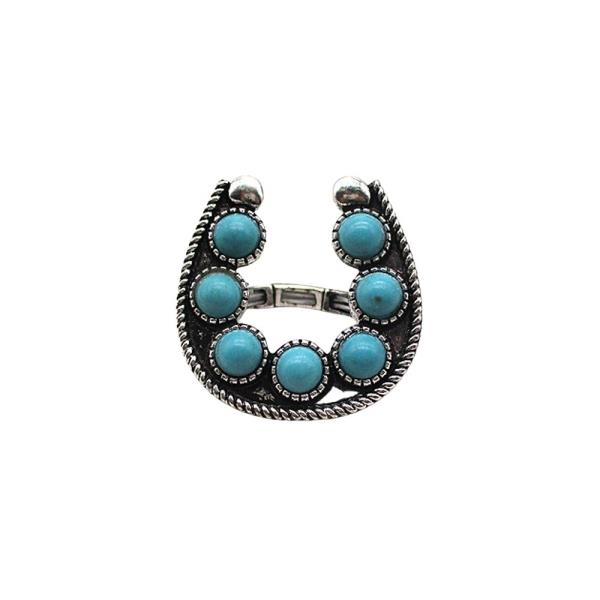 Western Horse Shoe Ring