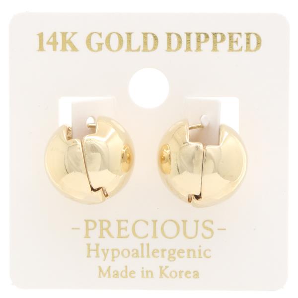 Round Metal Earring