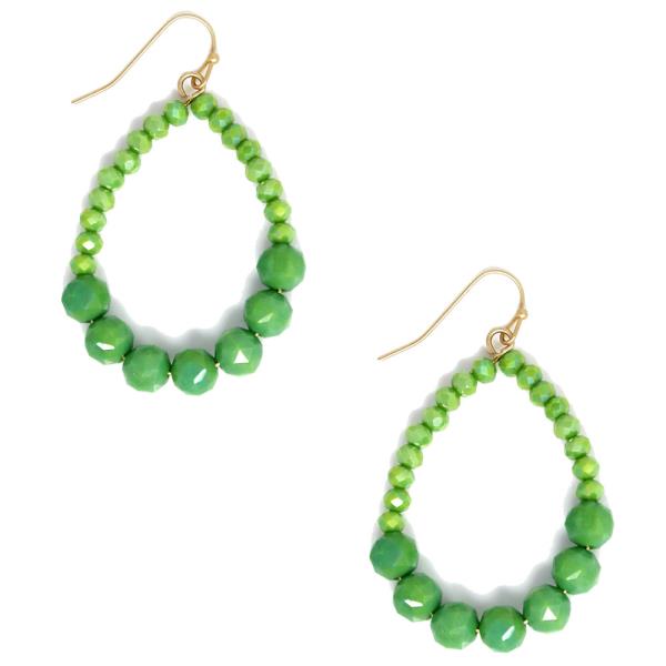 Beaded Teardrop Earring