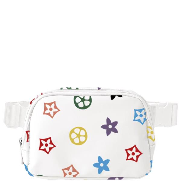 FASHION FLOWER PRINT FANNY PACK