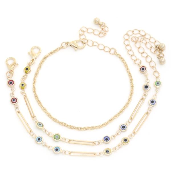 SODAJO Eye Bead Bracelet Set