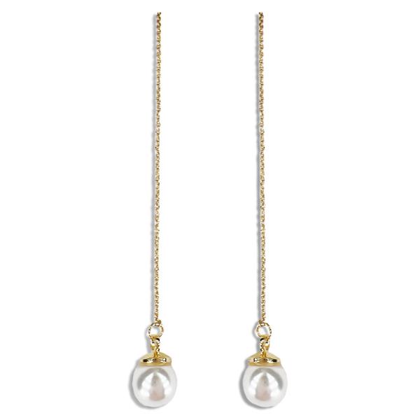 Pearl Threader Earring