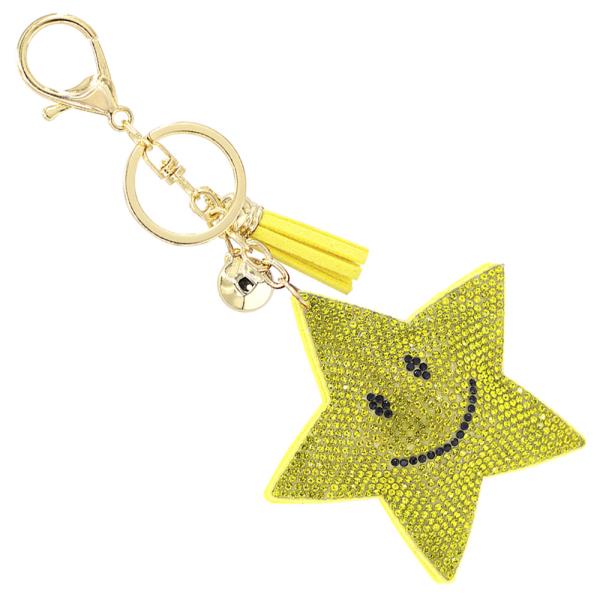 SMILE STAR KEYCHAIN