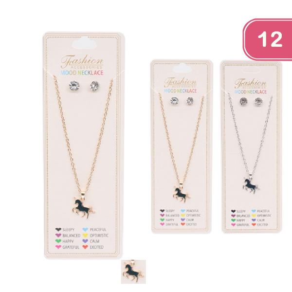 Unicorn Mood Necklace (12 Units)