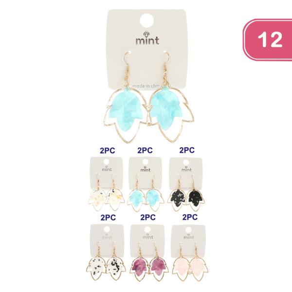 Metal Clay Earring (12 Units)